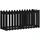 vidaXL Hochbeet Latten-Design 150 x 50 x 70 cm Schwarz