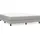 vidaXL Boxspringbett 180 x 200 cm Hellgrau