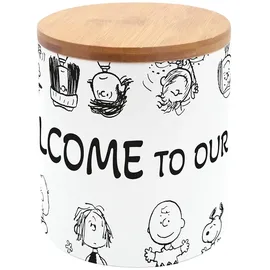 Gedalabels Vorratsdose Peanuts Comic Edition weiß 0,5 l