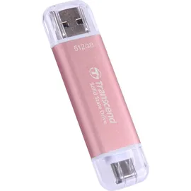 Transcend ESD310P 512 GB USB-C 3.2 Rosa TS512GESD310P
