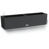 LECHUZA Balconera Cottage 80 Komplettset 80 x 19 x 19 cm granit