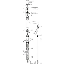 Hansgrohe Talis M52 170 1jet chrom 32851000