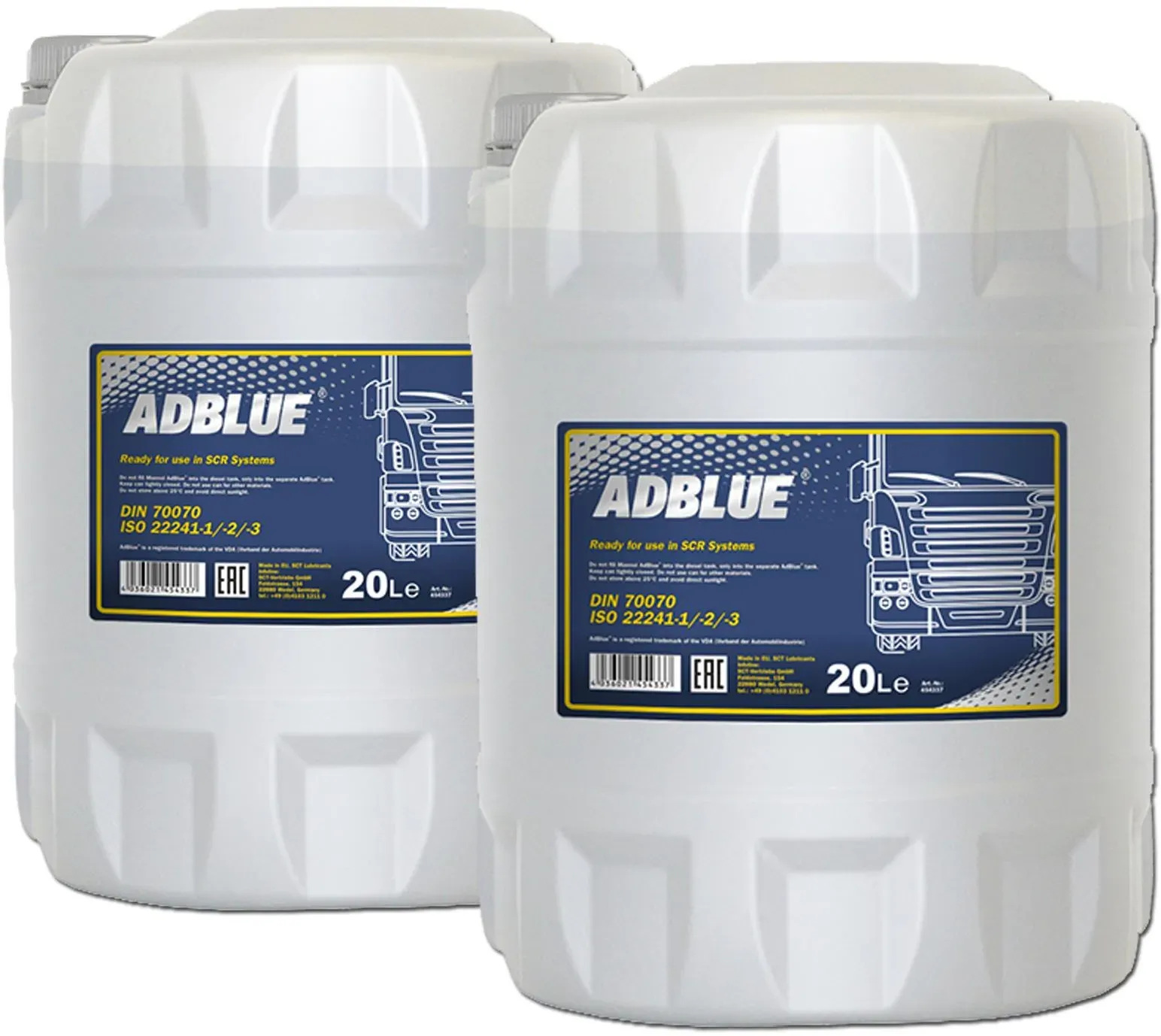 40 Liter Adblue® Mannol Scr Harnstofflösung Passend Für Diesel Abgasreinigung: