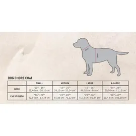 CARHARTT Dog Chore Mantel Hund Schwarz M