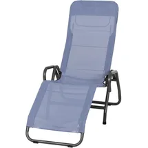 Siena Garden Bito Kippliege 139 x 72 x 118 cm blau