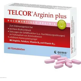 Quiris Healthcare GmbH & Co KG Telcor Arginin plus Filmtabletten 60 St.