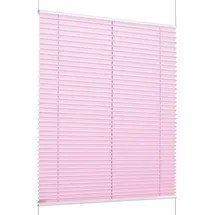 K-HOME Plissee Florida 115 x 130 cm rosa/weiß