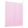K-HOME Plissee Florida 115 x 130 cm rosa/weiß