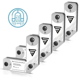 STAHLWERK Schweißwinkel 4er Set Magnet 11,3kg 25lbs Schweißmagnet Magnetwinkel