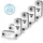 STAHLWERK Schweißwinkel 4er Set Magnet 11,3kg 25lbs Schweißmagnet Magnetwinkel