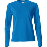 Clique Basic Langarmshirt Blau XXL