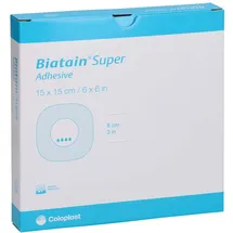Coloplast Biatain Super selbst-haftend Superabs.15x15cm