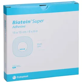 Coloplast Biatain Super selbst-haftend Superabs.15x15cm
