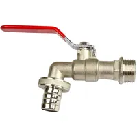 Stabilo-sanitär Messing Kugelauslaufhahn 1' 33mm Absperrhahn Kugelhahn Garten
