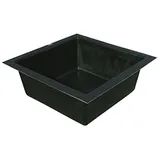 GFK Teichbecken quadratisch 100/100 cm 200 ltr. Quadratbecken Springbrunnenbecken Becken