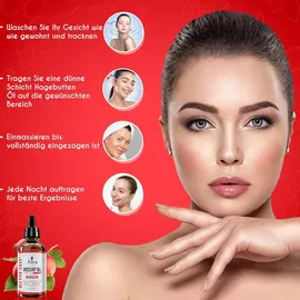 KANZY Hagebuttenöl Bio Kaltgepresst 120 ml