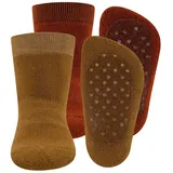 Ewers Stoppersocke 2er Pack honig/kupfer, 18/19
