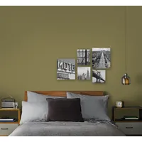 Art for the home - Leinwandbild Set City", 5-teilig