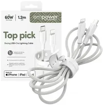 Panzer Glass PanzerGlass empower 60W USB-C to Lightning USB 2.0 1.2m white