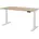 ASSMANN Elektrisch höhenverstellbarer Kinderschreibtisch JUNIOR Natura 140x70cm Memoryfunktion Kollisionsschutz Braun