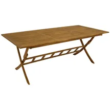 DEGAMO PARAIBA Gartentisch 200 x 100 x 74 cm Braun