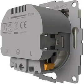 2USB Unterputz-USB-A Steckdose 12 W Weiß 1 St.