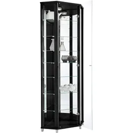 fif Möbel »TRIO«, Eckvitrine/Glasvitrine 1x Glastür, perfekt für Sammler, Sammlervitrine