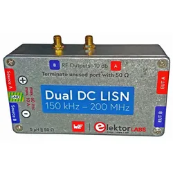 Elektor Dual DC LISN (150 kHz – 200 MHz)