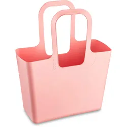 Shopper KOZIOL "XL", rosa (blush), B:44cm H:54cm T:21,5cm, Kunststoff, Taschen, Kunststoff, 100% recycelbar, melaminfrei, 100% CO2 neutral produziert