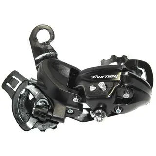 Shimano Tourney Schaltwerk, schwarz,