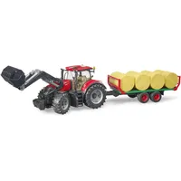 Bruder 03198 - Traktor mit Frontlader rot 1:16