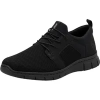 Rieker Herren B7796 Slipper, Schwarz, 43 EU