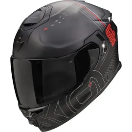 Scorpion EXO-GT SP Air Techlane Matt Schwarz/Grau/Rot S