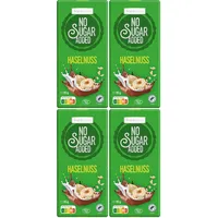 frankonia CHOCOLAT NO SUGAR ADDED Haselnuss Schokolade, glutenfrei, 85 g (Packung mit 4)