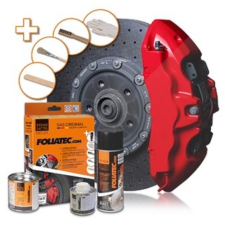 FoliaTec Bremssattel Lack Set Racing rosso