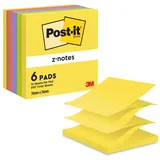 Post-it Z-Notes Neon R330NR sortiert 6 St./Pack.