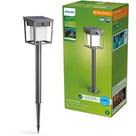 Philips Außenstandleuchte Solar 1,5 W 37,5 cm anthrazit