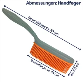 Gravidus Handfeger Kehrset Gummi grau