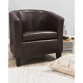 Beliani Sessel Borwick Kunstleder 0 x 0 x 0 cm Braun