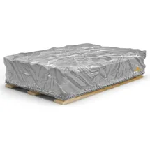 Bio Green Palettenabdeckhaube 1,25 x 0,85 m Silbergrau