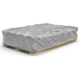 Bio Green Palettenabdeckhaube 1,25 x 0,85 m Silbergrau