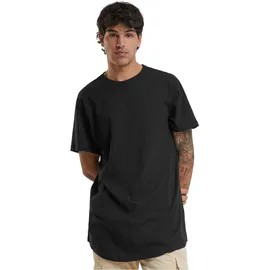 URBAN CLASSICS Shaped Long Tee schwarz S