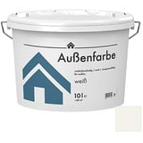 Fassadenfarbe Außenfarbe 6262 10 (Weiß, 10 l, Matt)