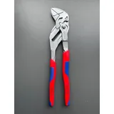 Knipex 86 05 250 Zangenschlüssel Zange und Schraubenschlüssel in einem Werkzeug mit Mehrkomponenten-Hüllen verchromt 250 mm