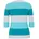 3/4-Arm-Shirt LUANA Damen light topaz stripes