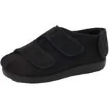 OrtoMed Klettschuhe Verbandschuhe Hausschuhe, Schwarz, EU 48, 525000017 - 48 EU Weit