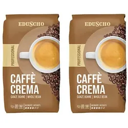 AKTION: EDUSCHO PROFESSIONALE caffè crema Kaffeebohnen Arabica- und Robustabohnen 2,0 kg