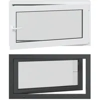 vidaXL Kellerfenster RISOR 110 x 70 cm grau