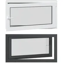 vidaXL Kellerfenster RISOR 110 x 70 cm grau