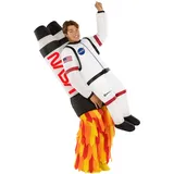 Morph Rakete Kostüm Erwachsene, Jetpack Aufblasbare Kostüme, Astronaut Kostüm Aufblasbar Erwachsene, Kostüm Astronautin - Einheitsgröße